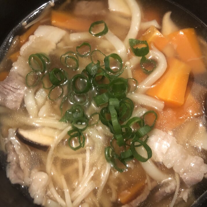 生姜のあんかけうどん